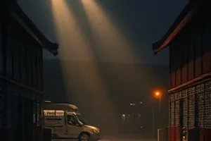 《潮汐观察员》封面，礁石上的观测仪与远处的浪线